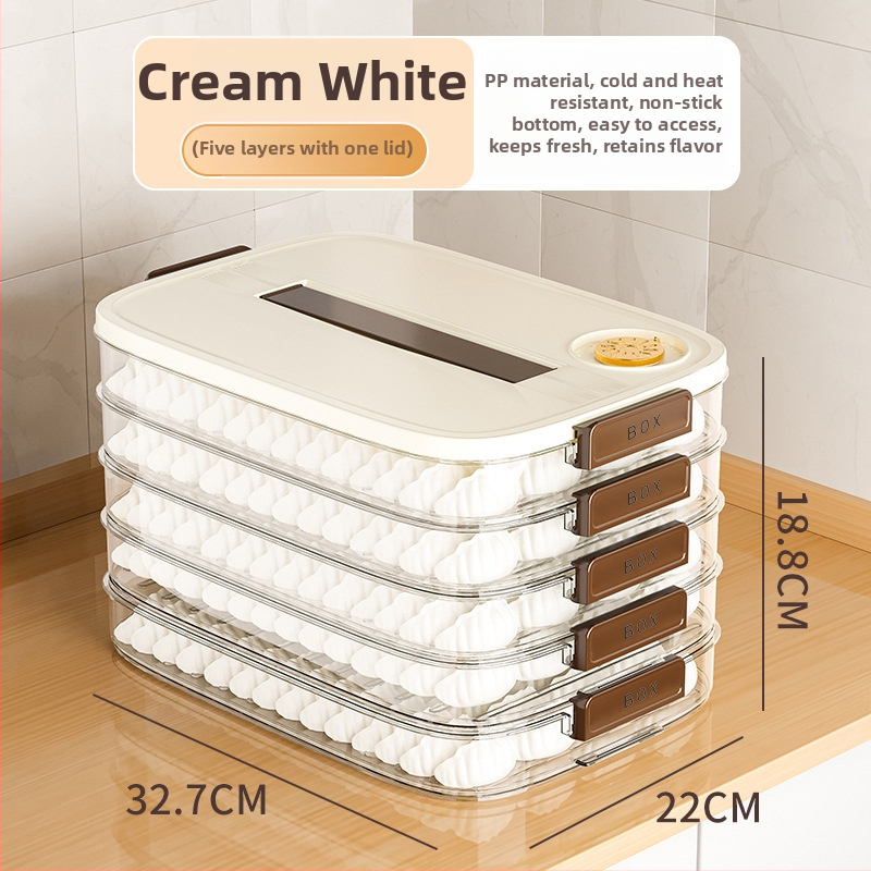 Kutija za pohranu knedli, plastična, nordijski stil, model EGSNmfkM