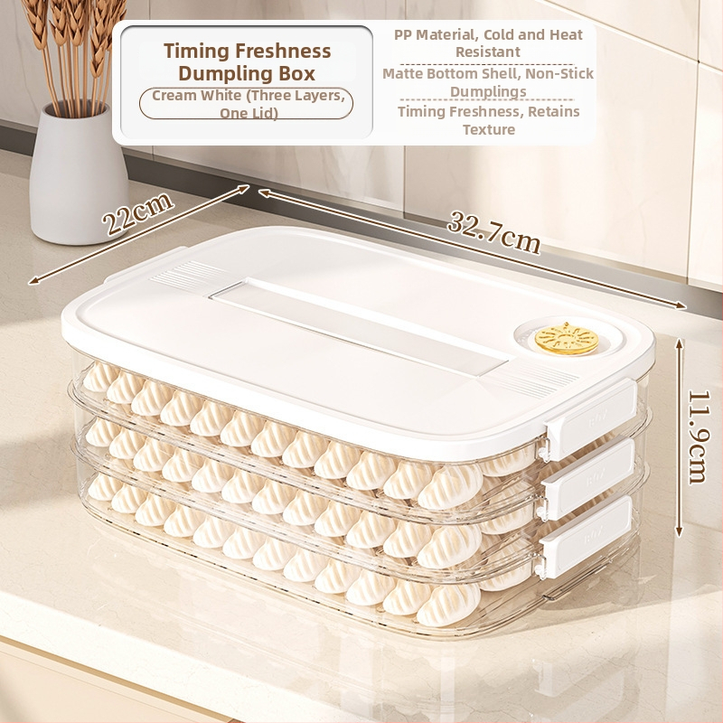 Kutija za pohranu knedli, plastična, nordijski stil, model EGSNmfkM