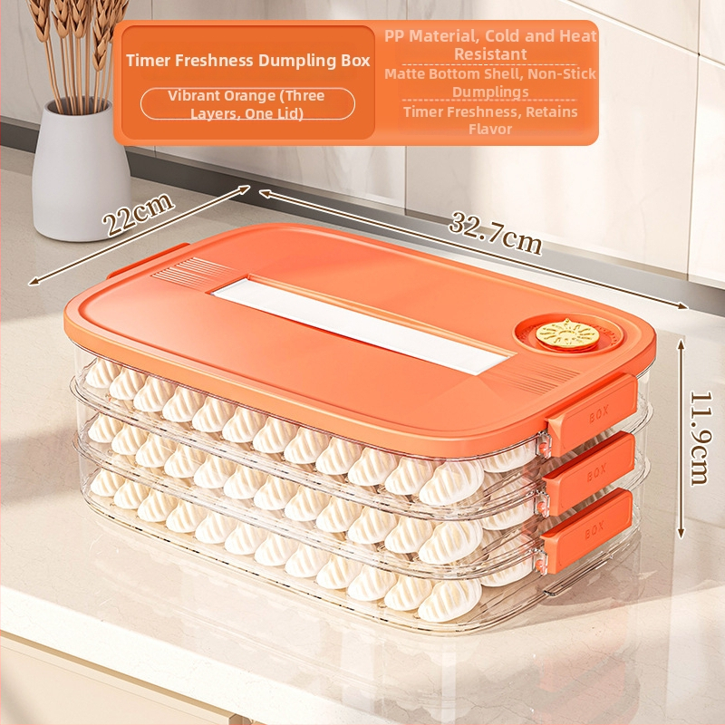 Kutija za pohranu knedli, plastična, nordijski stil, model EGSNmfkM