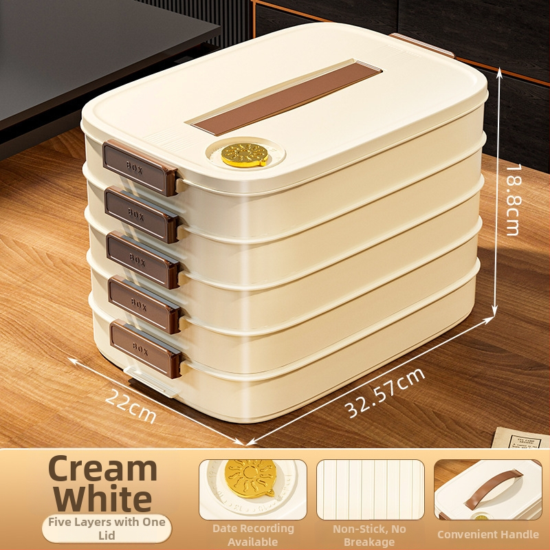 Kutija za pohranu knedli, plastična, nordijski stil, model EGSNmfkM