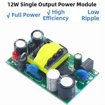 Modul de alimentare pe placă RH-12W cu comutator, izolație DC reglată, 5V/15V/24V/36V, 12W