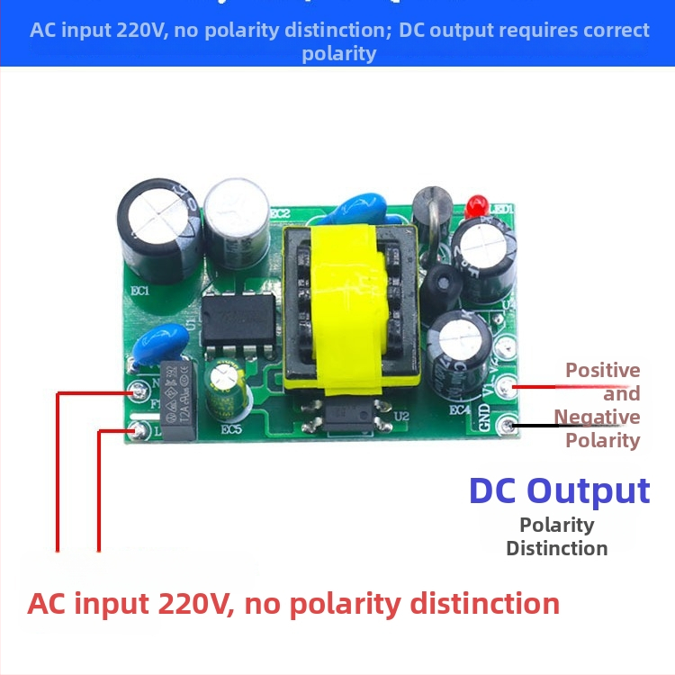 Modul de alimentare pe placă RH-12W cu comutator, izolație DC reglată, 5V/15V/24V/36V, 12W