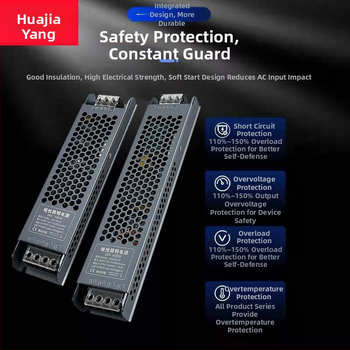 Transformator LED pentru bandă 12/24V, sursă de alimentare cu comutator, IP20, CE