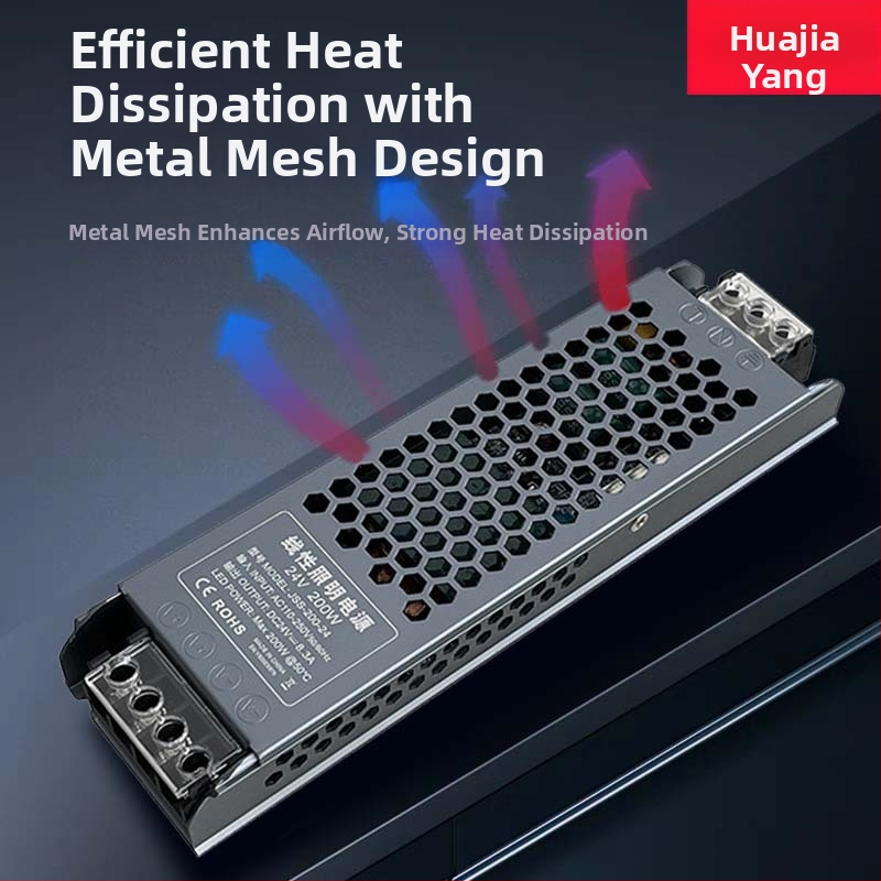 Transformator LED pentru bandă 12/24V, sursă de alimentare cu comutator, IP20, CE