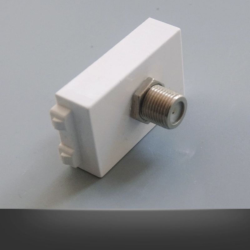 PZ 128-typu TV F-typu koaxiálny modul pre stenu a podlahovú zásuvku, univerzálna inštalácia