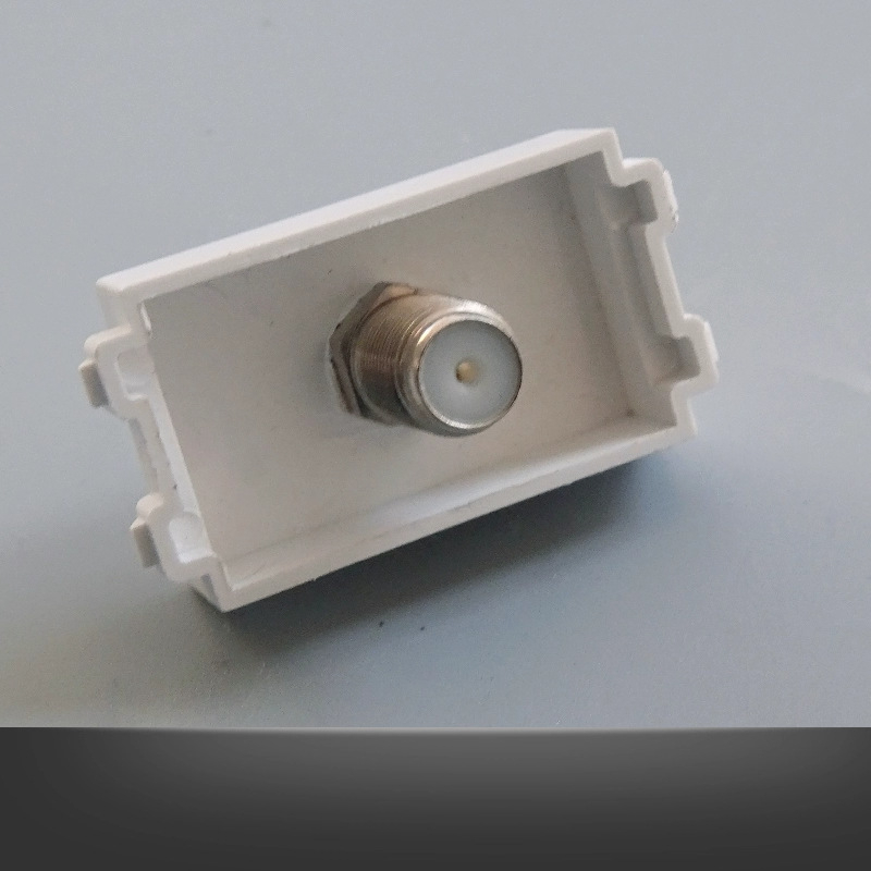 PZ 128-typu TV F-typu koaxiálny modul pre stenu a podlahovú zásuvku, univerzálna inštalácia