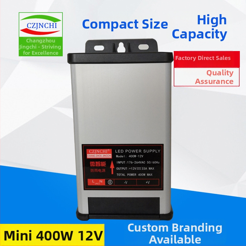 Vonkajšie LED napájanie 12V 33A 400W PWM, IP63 ochrana, vstup 220V AC