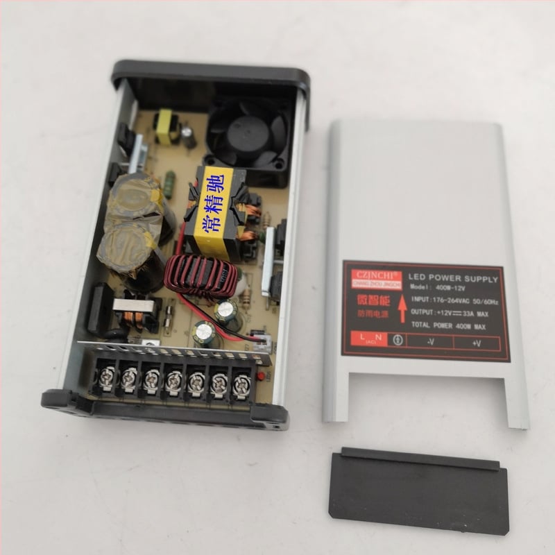 Vonkajšie LED napájanie 12V 33A 400W PWM, IP63 ochrana, vstup 220V AC
