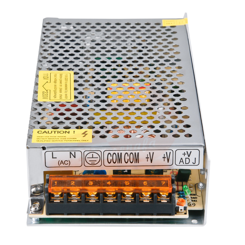 LED napajanje s prekidačem za LED trake i module, 12V 15A, 180W, 98% učinkovitost, ulaz 110-220V, 50-60Hz