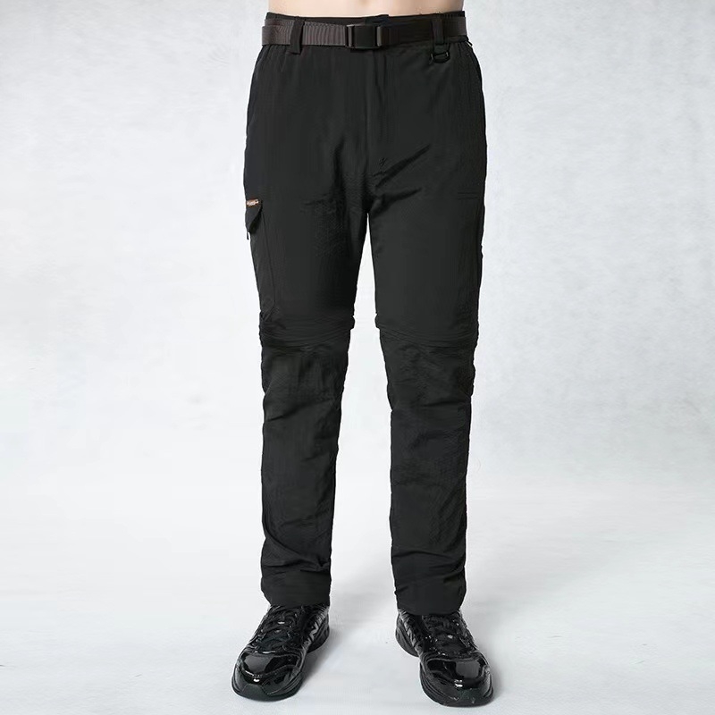 Odvojivo dvodijelne brzo se sušeće planinarske hlače, tkanina od kemijskih vlakana, unisex za odrasle, pogodne za ljeto, proljeće i jesen