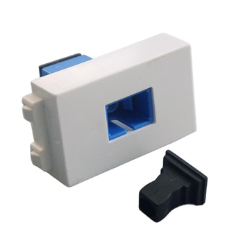 128-typu SC optický adaptér modul pre optické vlákno telekomunikačnej triedy – priame zapojenie, kombinovaný pre stenu panel a podlahovú zásuvku s montážnou krabicou