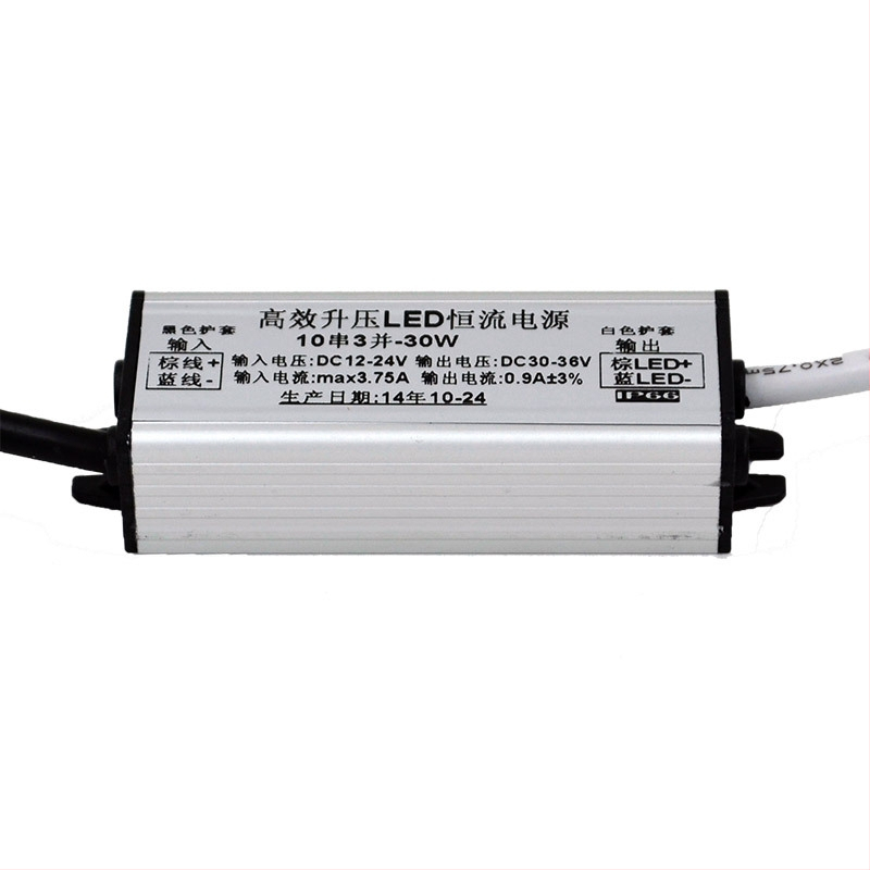 DC-DC Boost napájanie pre LED bodové svetlá, vstup 12–24 V, výstup 28–36 V, 50 W, 0,9 A, účinnosť 95%
