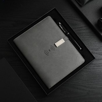 Set notebook cu încărcare wireless – RGB-53, 80 pagini, 6 găuri, reîncărcabil cu cablu de date