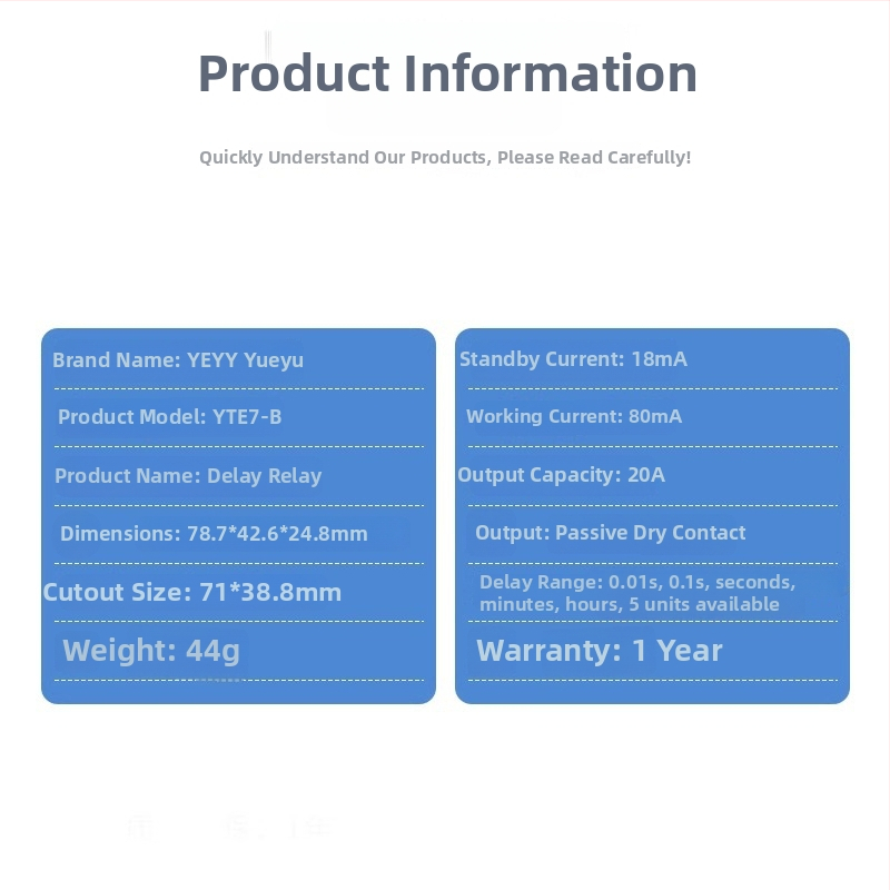 Modul releja s kašnjenjem vremena i cikličkim spajanjem, višefunkcionalni vremenski sklop, visoka preciznost upravljača