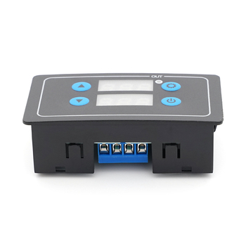 Panelni digitalni vremenski rele modul s kašnjenjem i ciklusnim upravljanjem; elektromagnetska primjena; bakreni laminat + PVC kućište