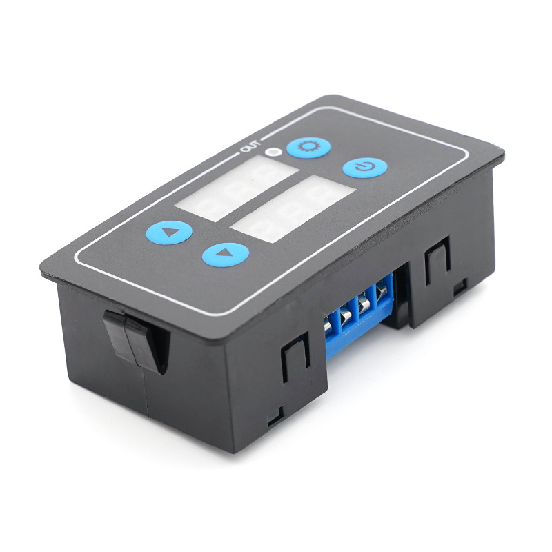 Panelni digitalni vremenski rele modul s kašnjenjem i ciklusnim upravljanjem; elektromagnetska primjena; bakreni laminat + PVC kućište