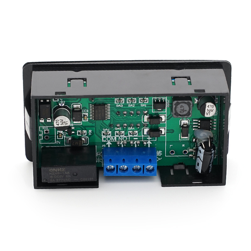 Panelni digitalni vremenski rele modul s kašnjenjem i ciklusnim upravljanjem; elektromagnetska primjena; bakreni laminat + PVC kućište