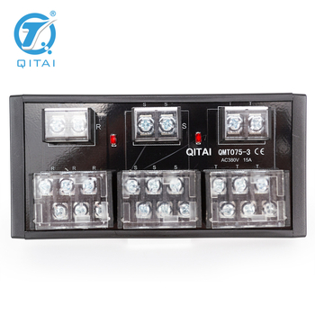 Qitai QMT075-3 3-полюсен AC/DC разклонителен клемен блок с модул за разширение