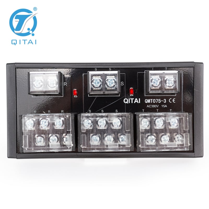 Qitai QMT075-3 3-полюсен AC/DC разклонителен клемен блок с модул за разширение