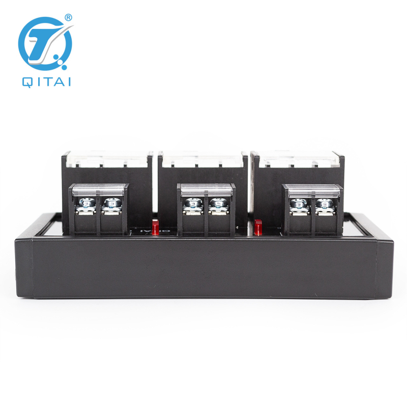 Qitai QMT075-3 3-полюсен AC/DC разклонителен клемен блок с модул за разширение