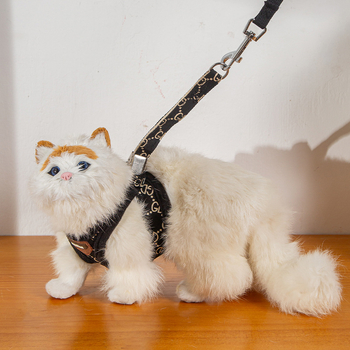 Mačji prsno-hrbtni pojas s poliesterom i užetom