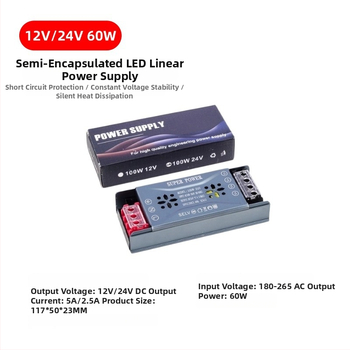 Napájanie pre LED pás, s prepínačom, 95% účinnosť, IP20, rozmery 205×50×23 mm, hmotnosť 232 g