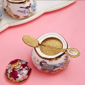 Set ceramic pentru condimente de bucătărie — logo imprimat, personalizare, lansat în 2023, Stil nou chinezesc