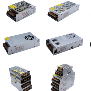 Sursă de alimentare cu comutare pentru LED interior, monitorizare de securitate, ieșire DC 12/24V, IP20, 90% eficiență, CE ROHS