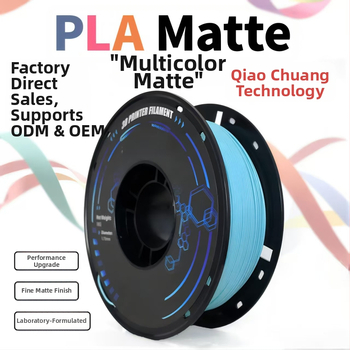 3D tlačový filament PLA, matný povrch, hmotnosť 1050 g, značka Qiaochuang technology