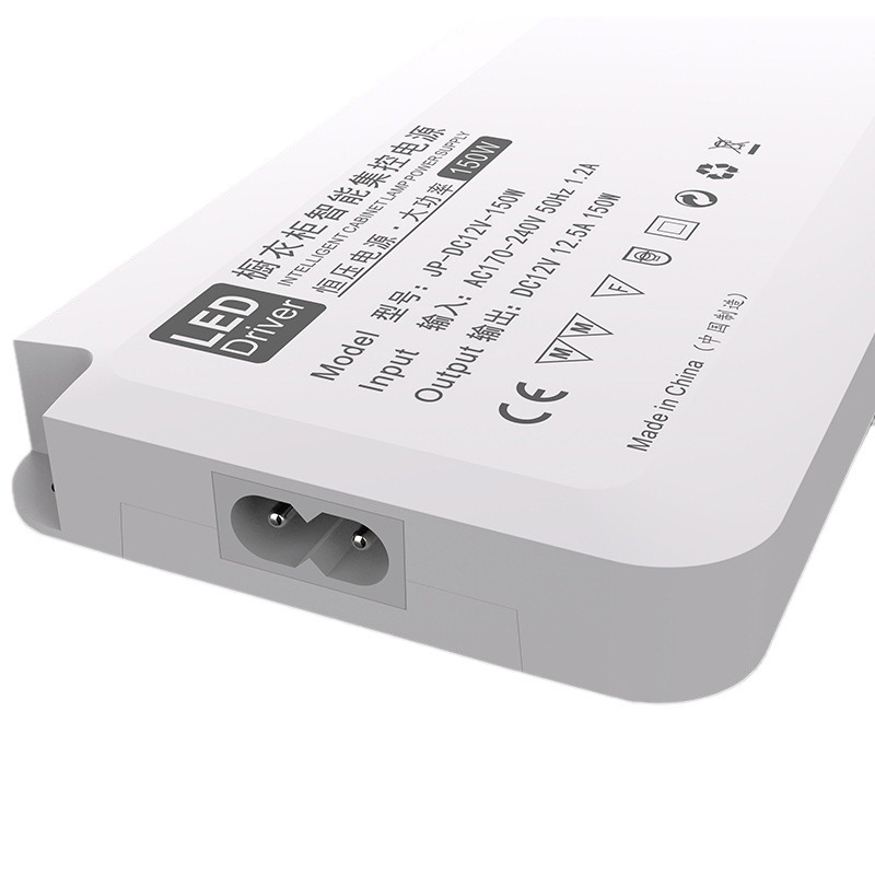 Sursă de alimentare pentru iluminat LED în garderobă, control inteligent, 12V, 36/60/100W, reglare luminozitate fără trepte