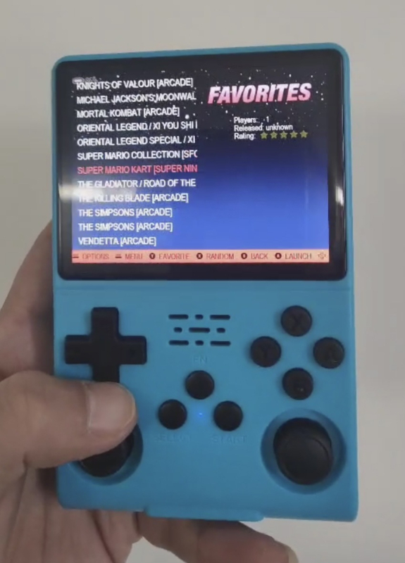 Hordozható játékkonzol 128GB memóriával, Linux két rendszerrel, RPG, 1080p kimenet, retro stílus