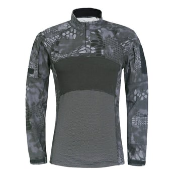 Εκπαιδευτικό τακτικό σετ, καμουφλάζ, πλεκτό μείγμα βαμβακιού, αναπνέουσα, απομάκρυνση υγρασίας, unisex, μακριά μανίκια