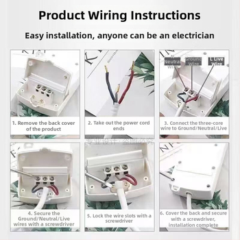 Rozvodka s viacerými zásuvkami pre domáce použitie, 10A/2500W, puzdro PP+PC, CCC certifikované, 220-250V