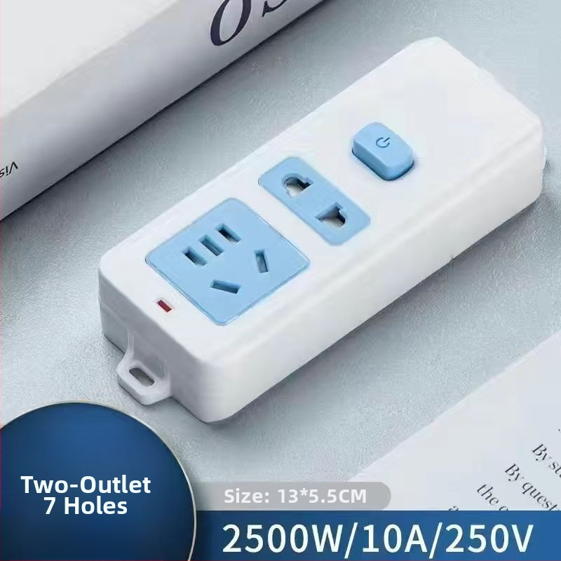 Rozvodka s viacerými zásuvkami pre domáce použitie, 10A/2500W, puzdro PP+PC, CCC certifikované, 220-250V