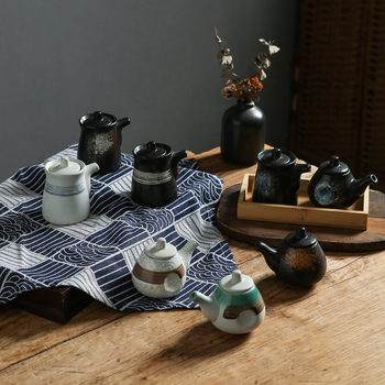 Vas ceramic pentru condimente, stil japonez, cu logo personalizabil, compatibil cu condimente solide, lansare 2023