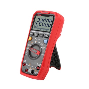 Цифров мултиметър UT61B+/UT61D+/UT61E+ — истинско RMS, USB пренос на данни, напрежение DC/AC до 1000V, ток DC/AC до 20A, дисплей 22000 отчитания