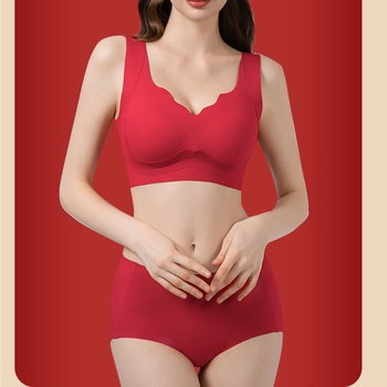 Ženski set donjeg rublja: bez kostica, bez metalnih umetaka, 3/4 košarica, tanak oblikovan košarica, tank-top stil