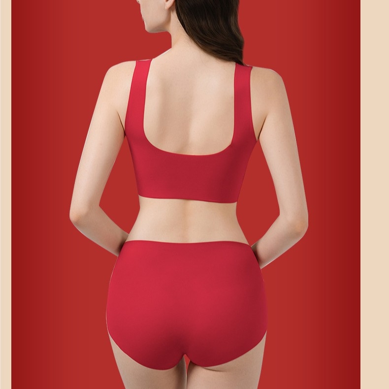 Ženski set donjeg rublja: bez kostica, bez metalnih umetaka, 3/4 košarica, tanak oblikovan košarica, tank-top stil