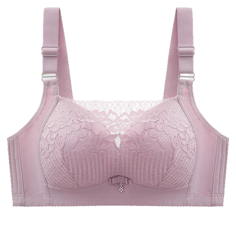 Grudnjak bandeau s čipkom - prozračan Ice Silk, glavni materijal Nylon, košarice 3/4, tanko oblikovane košarice, natrag četiri reda kopči