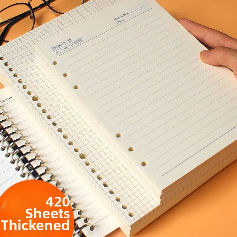 A5 unutarnje stranice sa 6 rupa — zamjenski jezgrom za bilježnice s listovima