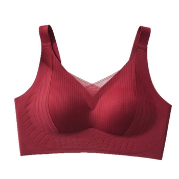 Ženski bešavni grudnjak bez žice – košarica 3/4, najlon, prozračan, podizanje i bočna podrška, mek oblikovani košarica