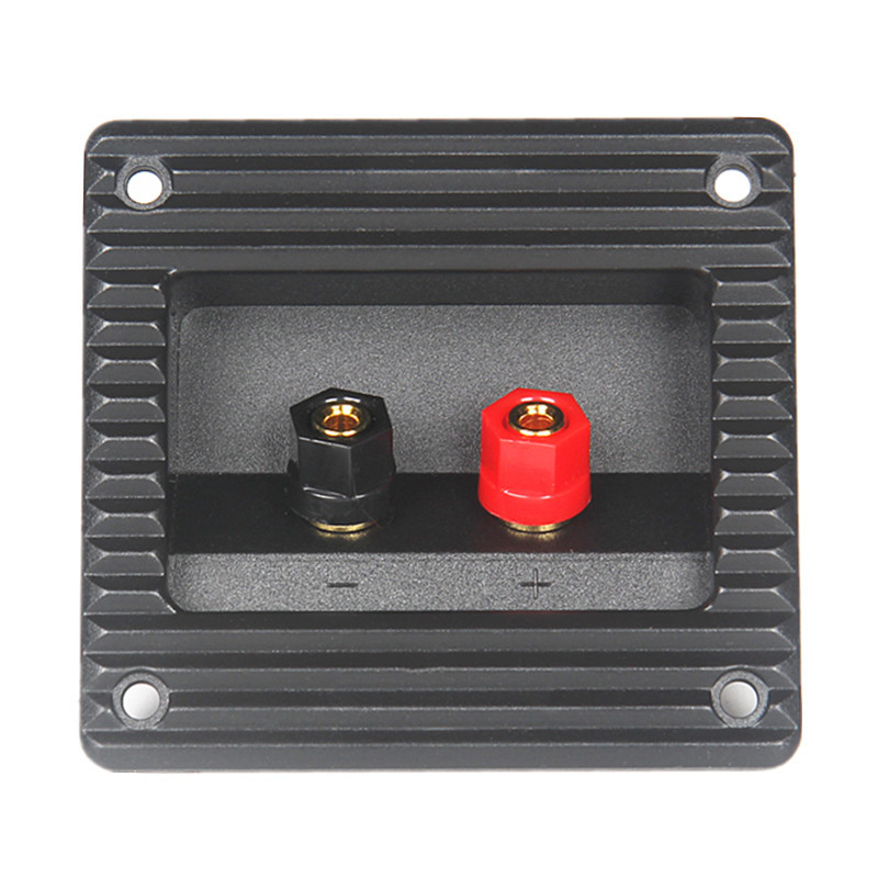 PUGEYX Четирипозиционна кутия за свързване на говорители за DIY аудио аксесоари, гофрирана дебела конструкция