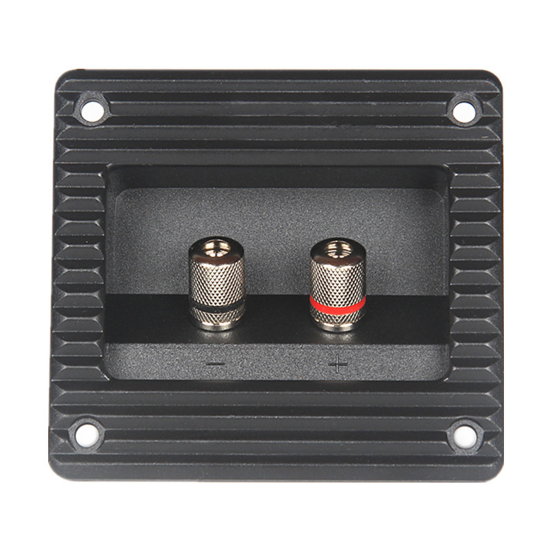 PUGEYX Четирипозиционна кутия за свързване на говорители за DIY аудио аксесоари, гофрирана дебела конструкция