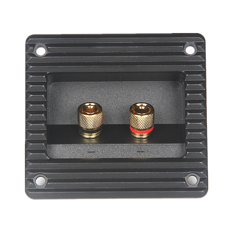 PUGEYX Четирипозиционна кутия за свързване на говорители за DIY аудио аксесоари, гофрирана дебела конструкция