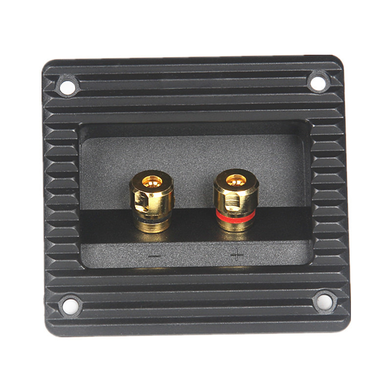 PUGEYX Четирипозиционна кутия за свързване на говорители за DIY аудио аксесоари, гофрирана дебела конструкция