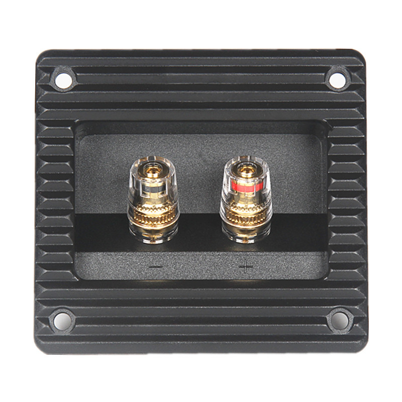 PUGEYX Четирипозиционна кутия за свързване на говорители за DIY аудио аксесоари, гофрирана дебела конструкция