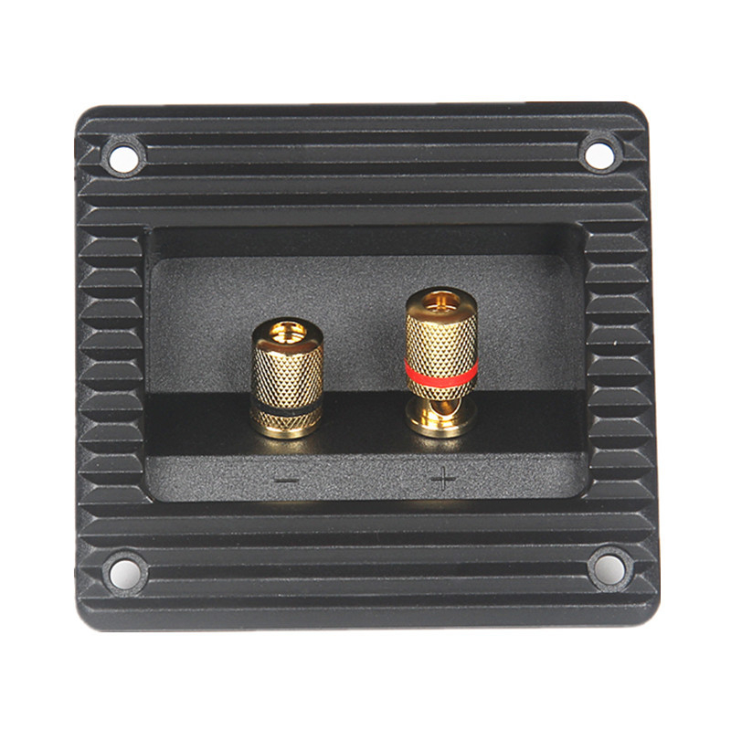 PUGEYX Четирипозиционна кутия за свързване на говорители за DIY аудио аксесоари, гофрирана дебела конструкция