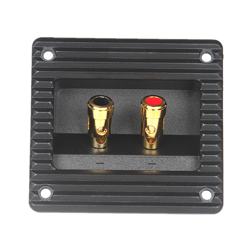 PUGEYX Четирипозиционна кутия за свързване на говорители за DIY аудио аксесоари, гофрирана дебела конструкция