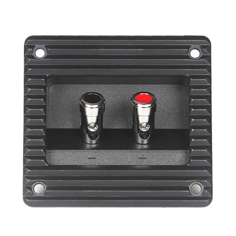 PUGEYX Четирипозиционна кутия за свързване на говорители за DIY аудио аксесоари, гофрирана дебела конструкция