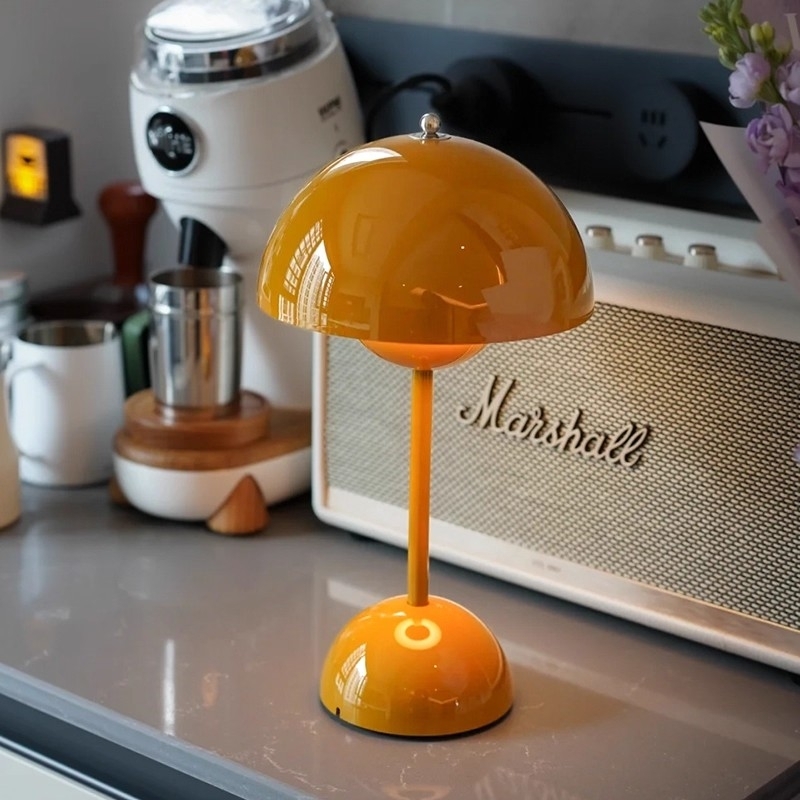 Par stolnih lampi s gljivastim dizajnom, dodirni prekidač, max 5W, napon ≤36V, noćno svjetlo i studijska lampa